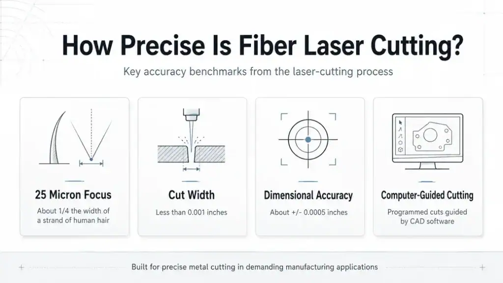 how precise is fiber laser cutting